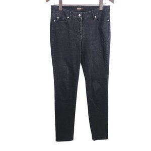 J. McLaughlin Jeans Womens Size 6 Black Denim Slim Fit Stretch Modern